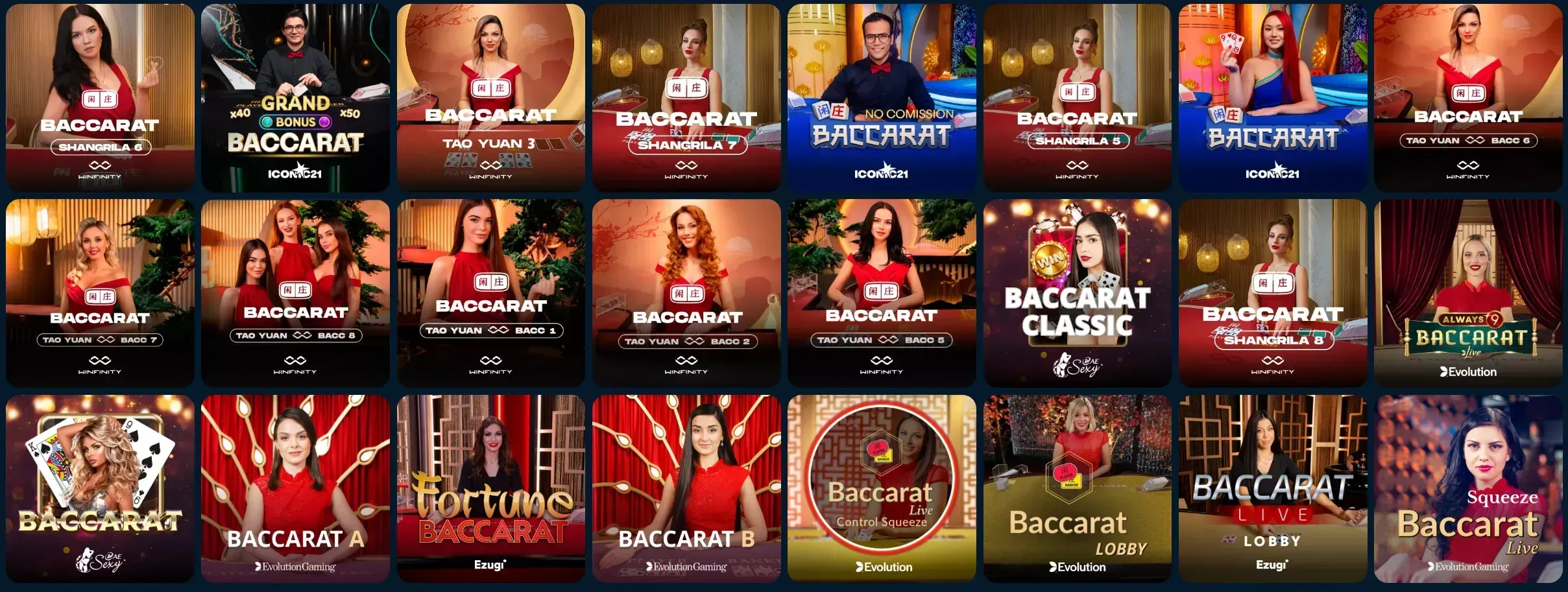 Luckygans Casino baccarat spellen