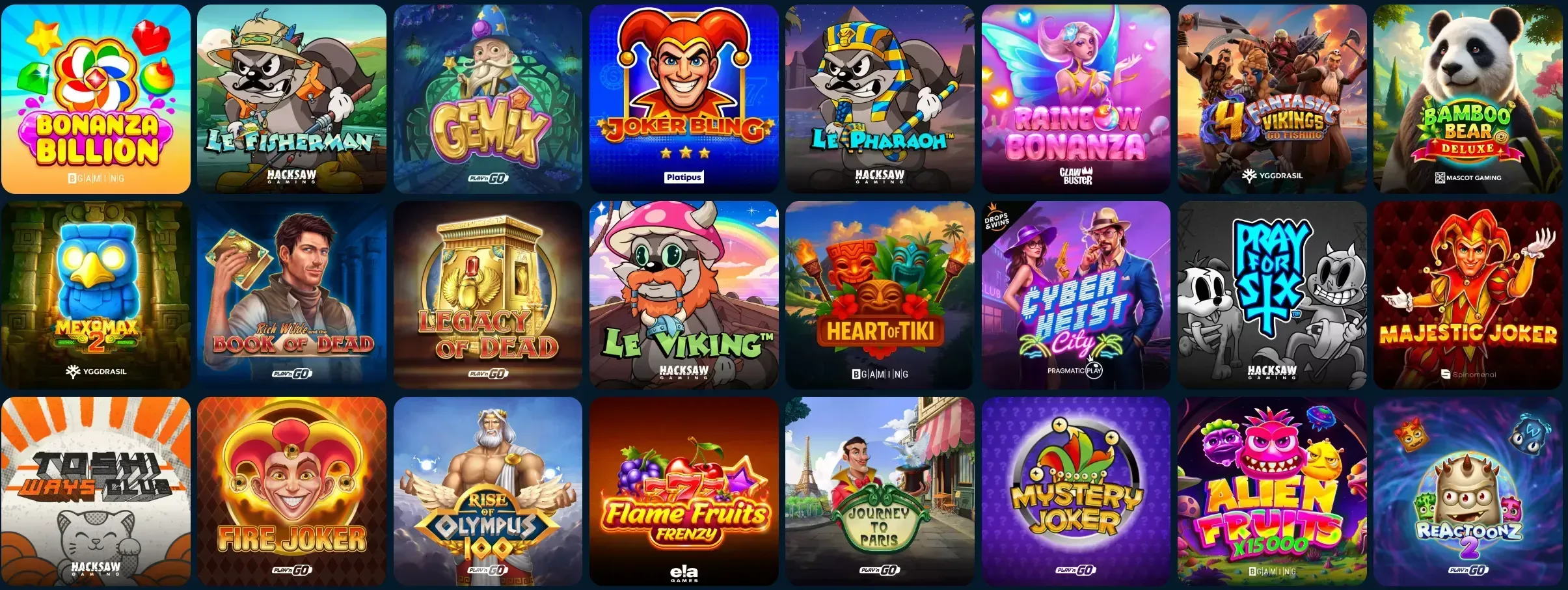 Luckygans Casino bonusvriendelijke slots