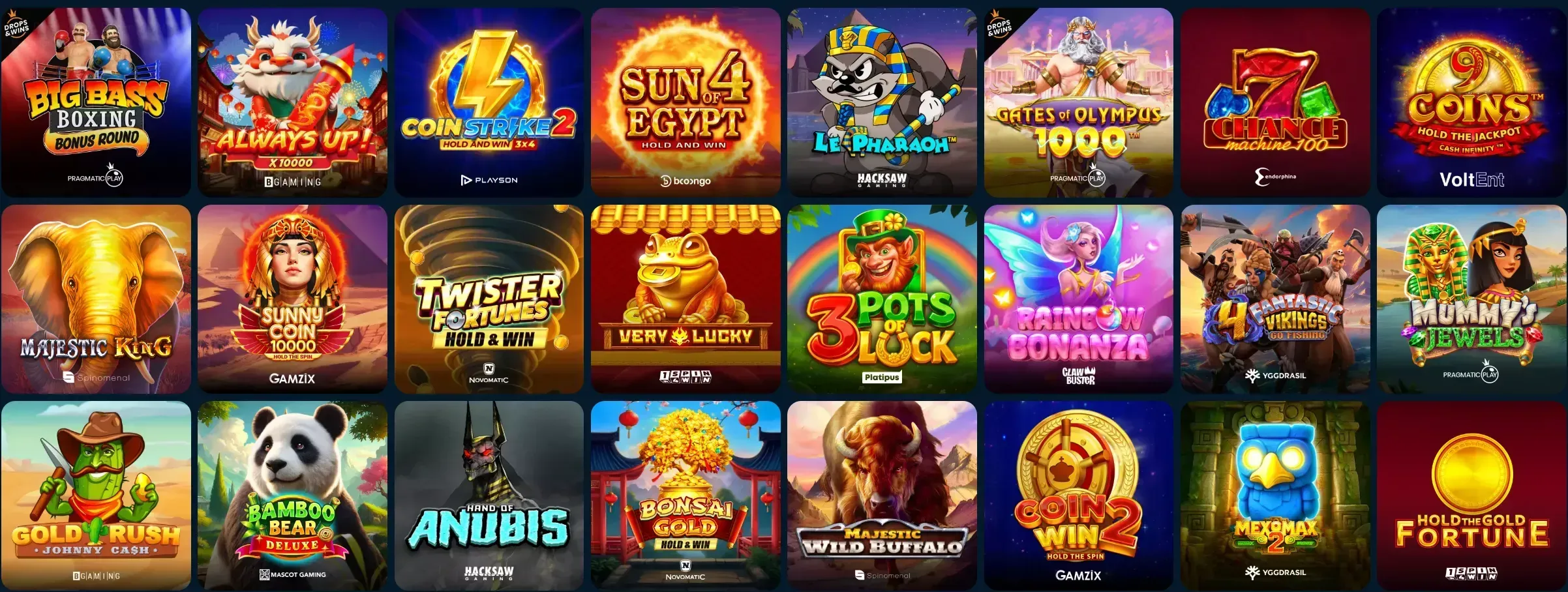 Luckygans Casino feature buy spellen