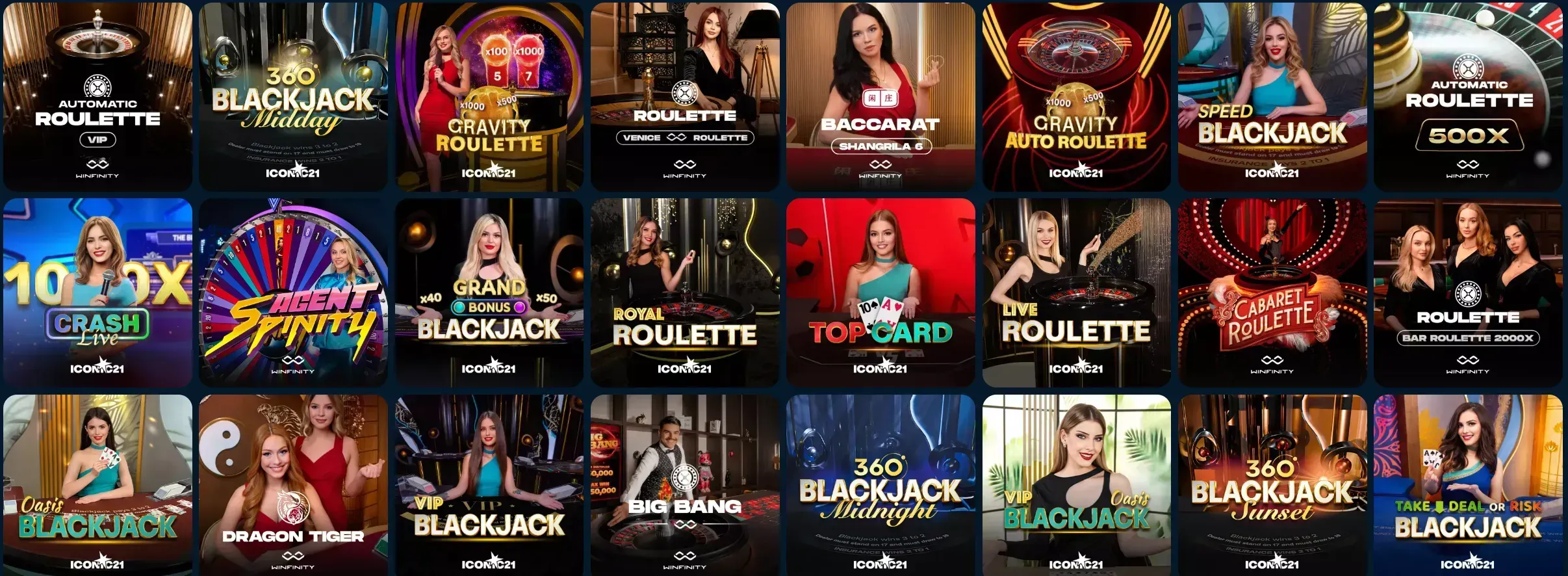 Luckygans Casino high roller live tafels