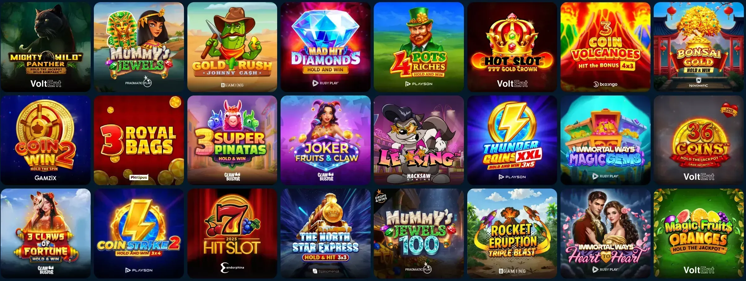 Luckygans Casino jackpot spellen