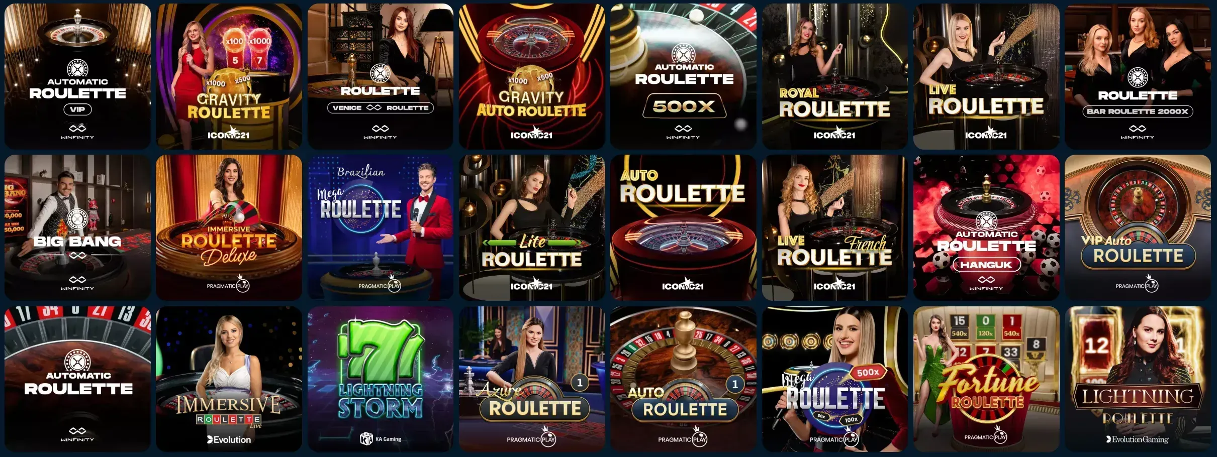 Luckygans Casino live roulette